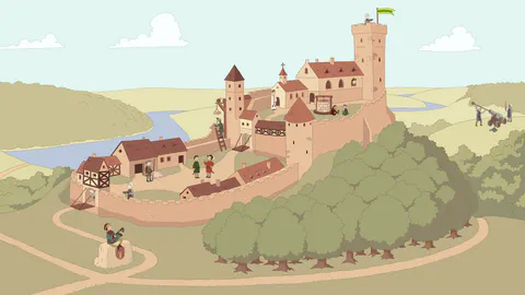Die Burg im Mittelalter